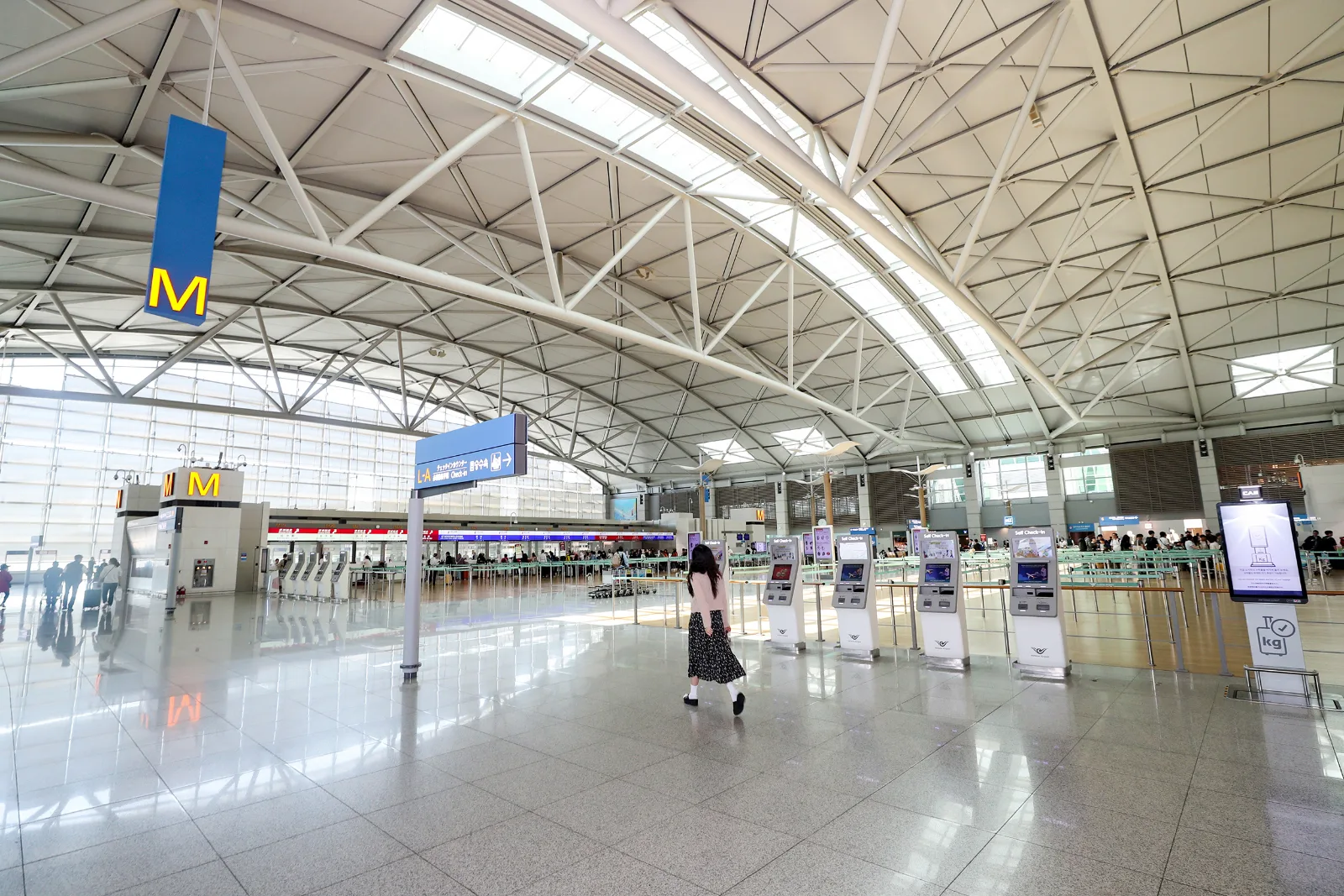Departure hall at Incheon International Airport. Photo: Incheon International Airport Corporation