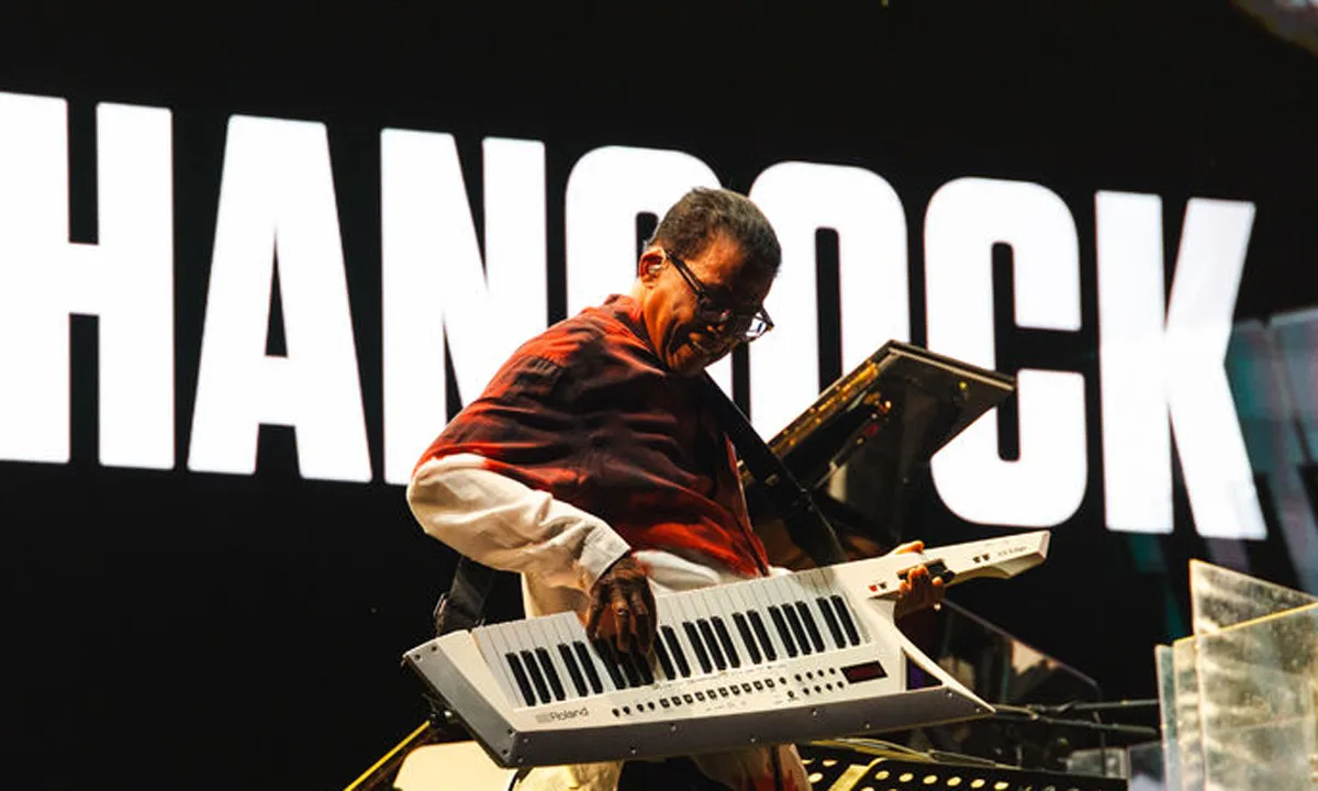 Herbie Hancock performing at the 2026 Seoul Jazz Festival. Photo: Segye Ilbo