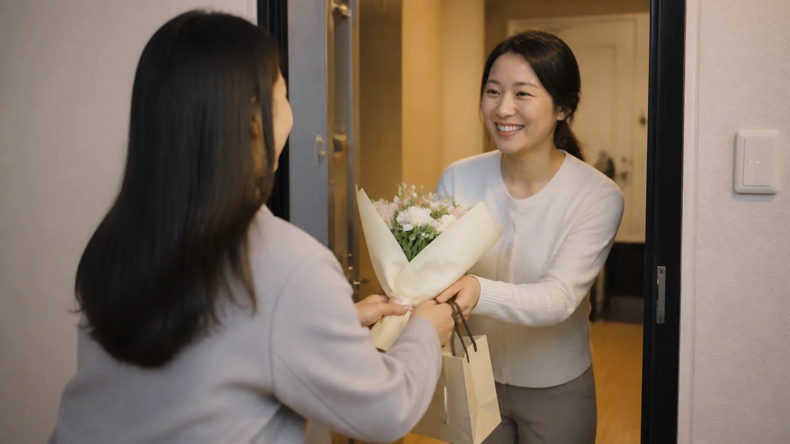 Toilet paper and detergent sets used as housewarming gifts